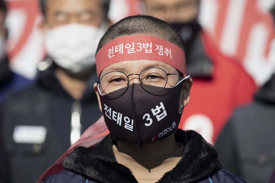 엄미경 민주노총 비상대책위원 ⓒ 김한주 기자