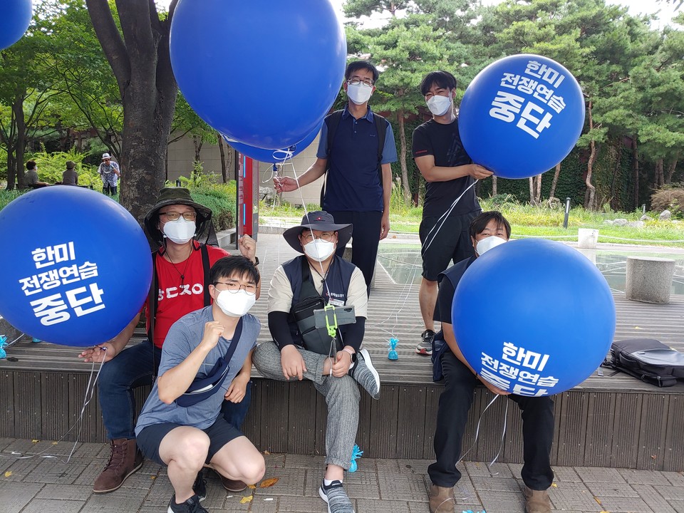 화섬식품노조/화학섬유연맹 조합원들도 이날 8.15 전국노동자대회에 참여했다. ⓒ 화섬연맹 제공