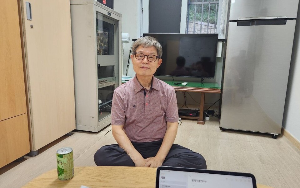대전외국어고등학교 당직전담직원 김용복 선생님 ⓒ 전국교육공무직본부