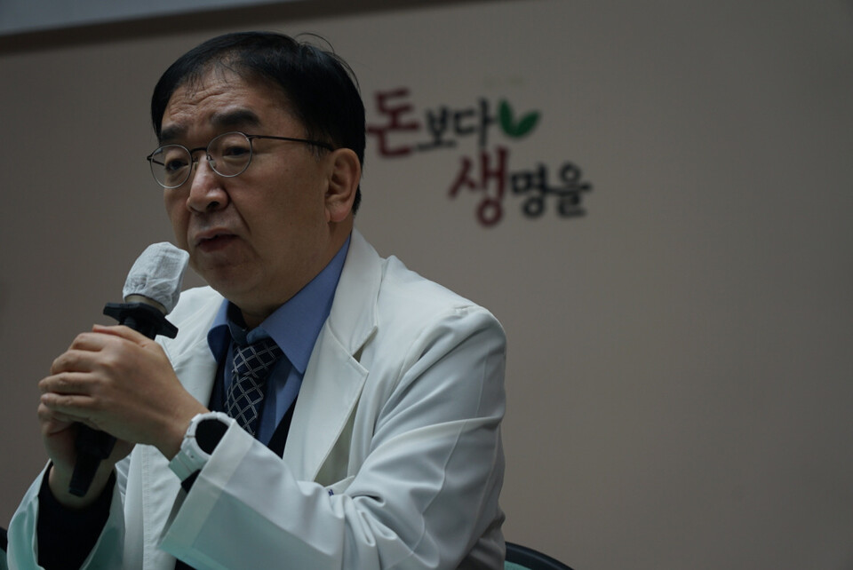 임상혁 녹색병원장 ⓒ 박슬기 기자(보건의료노조)