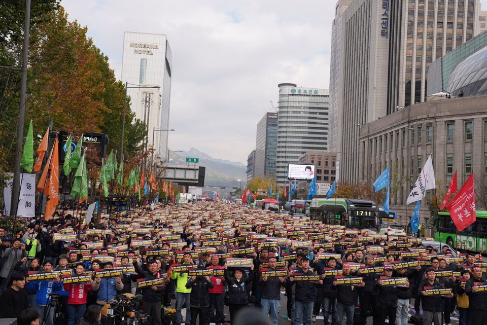 서울교통공사노조 파업 출정식