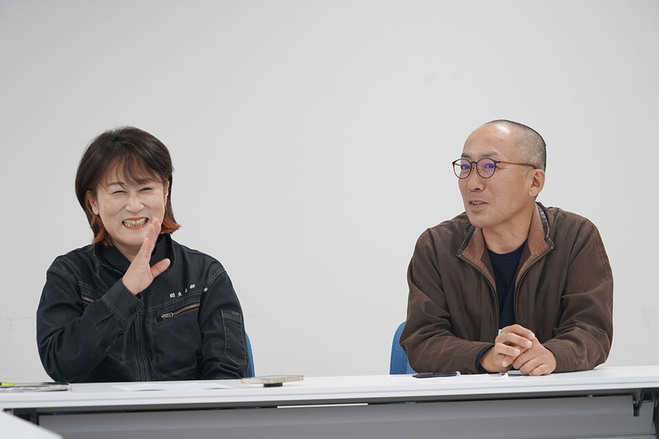 (좌측부터) 마츠오 세이코 간사이레미콘 조합원, 츠치야 도가치 영화감독