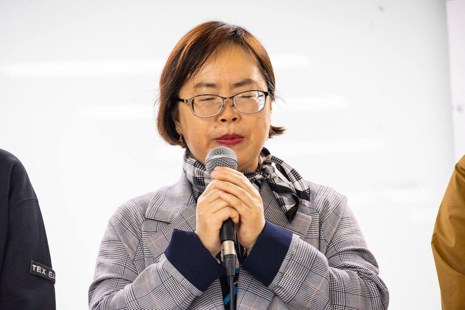 20주년을 맞은 2025 최악의 살인기업 선정식이 22일 오전 11시 민주노총 12층 회의장에서 진행됐다. 이날 최악의 살인기업에는 아리셀이, 시민들이 뽑은 최악의 살인기업에는 각 시도교육청이 선정됐다. 사진=송승현