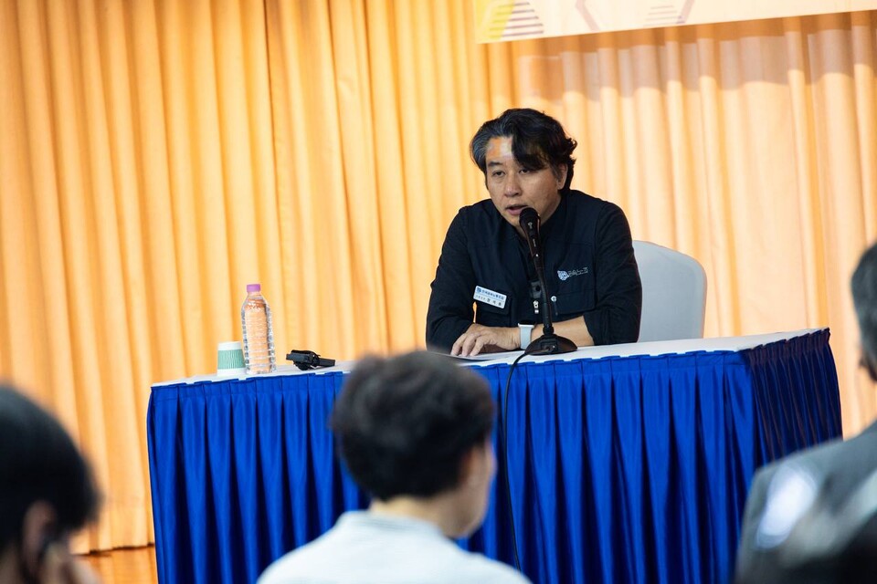 원폭 투하 80주년과 광복 80주년을 맞아 민주노총이 10일 오후 3시 30분 서울 중구 YWCA회관 대강당에서 ‘한국-일본 피폭자 증언대회’를 열고 피폭자의 증언을 알리는 한편 동아시아 비핵 평화를 위한 한일 노동조합과 시민운동의 연대를 다짐했다. 장석원 금속노조 기획실장. 사진=송승현